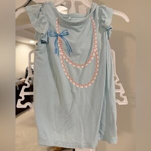 Posh Peanut Light Blue Toddler Top